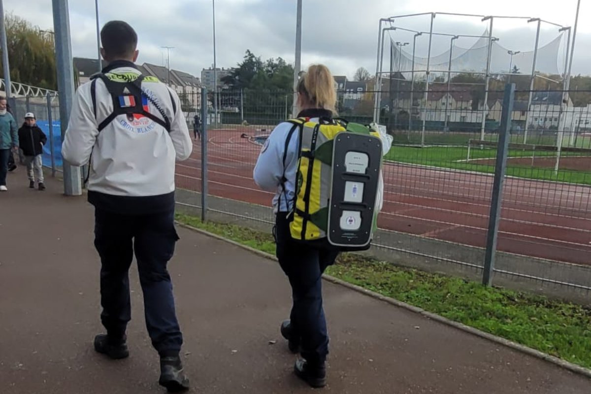 Présence préventive des secouristes de la Croix Blanche 28 lors d’un événement sportif en Eure-et-Loir